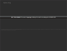 Tablet Screenshot of epa.org
